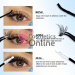 Adeziv cu sigiliu pentru gene false smoc 2 in 1 Amelie Blue + Penseta Cod A004A